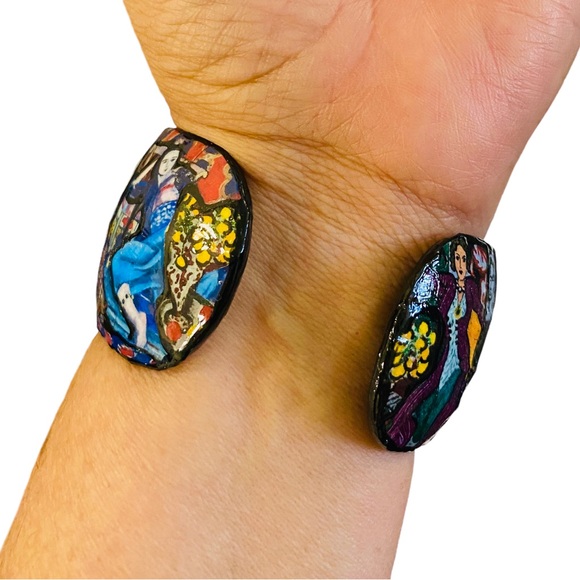 Henri Matisse Cuff Bracelet/Matisse’s Art/Paintings/Collage Art/Decoupage Cuff - Picture 14 of 14